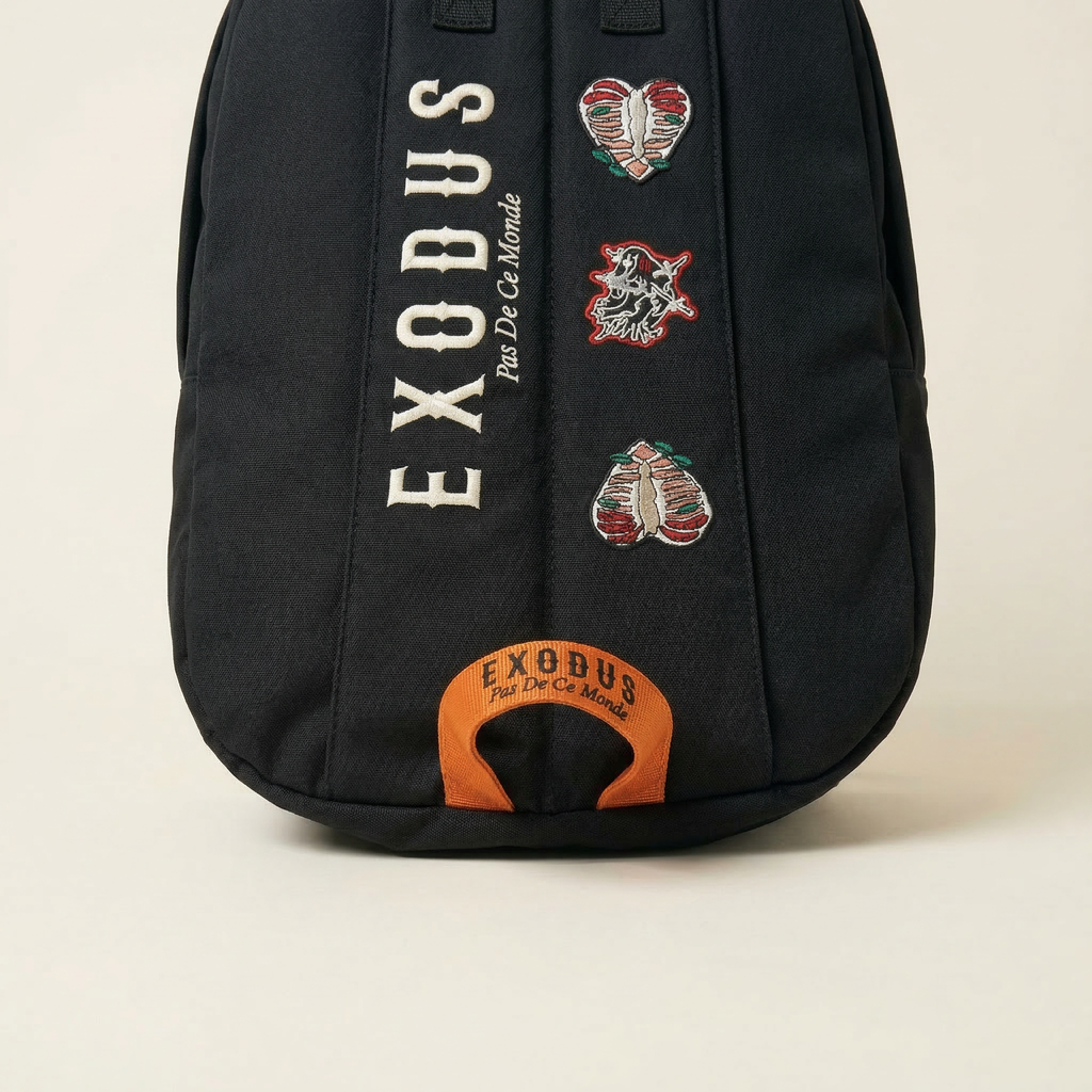 Embroidered Amour Backpack