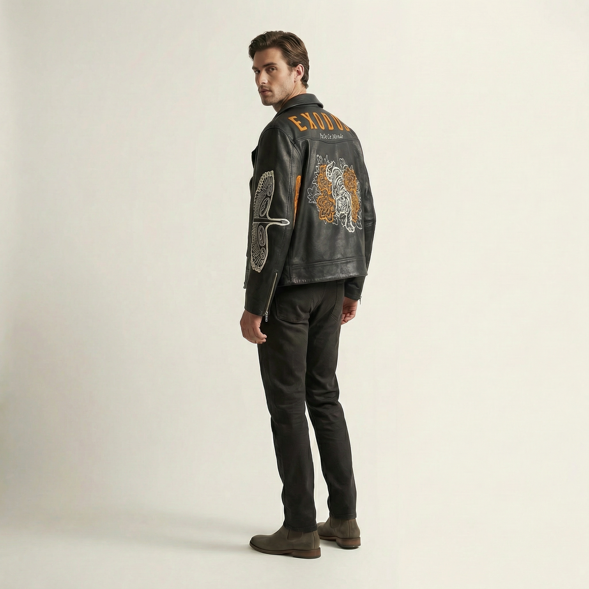 Exodus Audace Embroidered Leather
