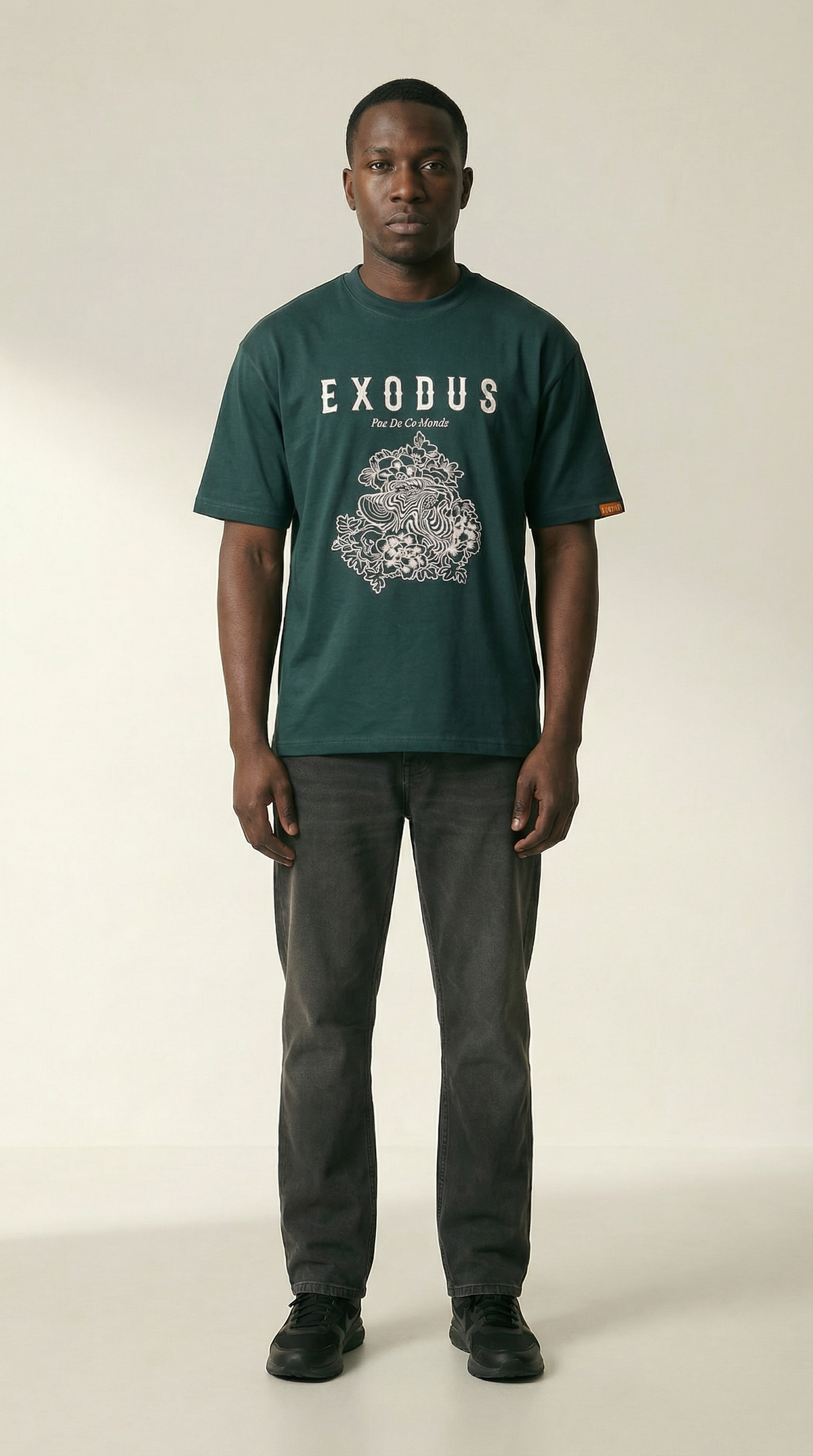 Embroidered Pouvoir T Shirt